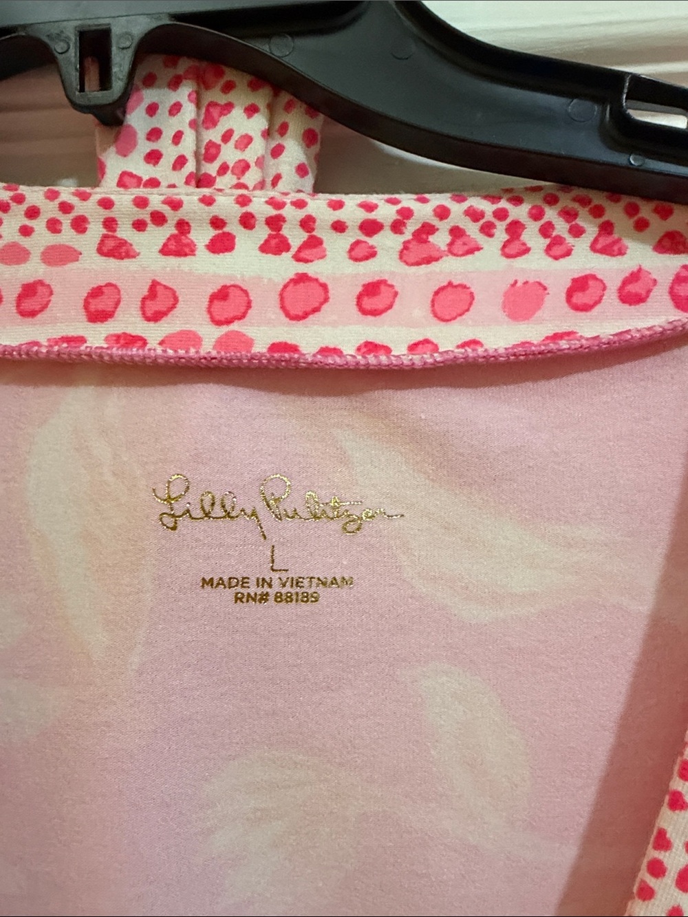 Lilly Pulitzer Pink & White Polka Floral Two-Piece Set - Picture 3 of 6